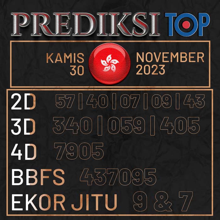 PREDIKSI TOP TOGEL HONGKONG