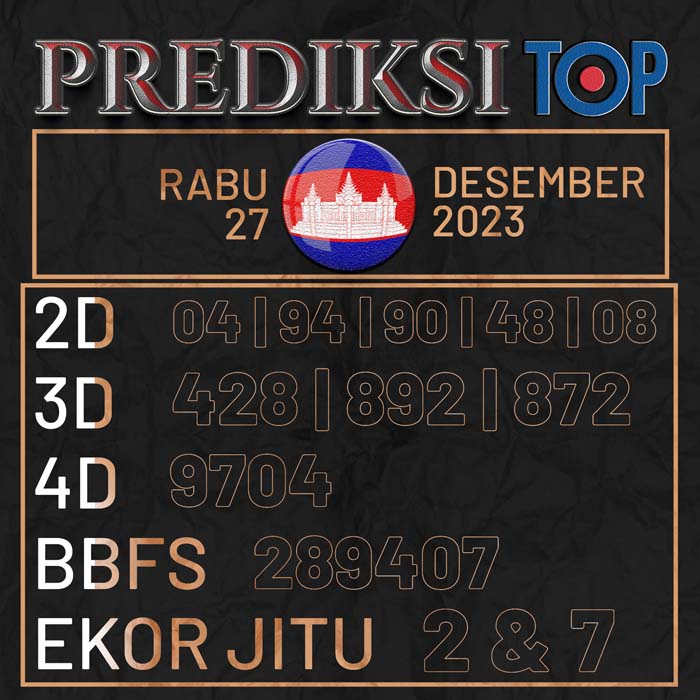 PREDIKSI TOP TOGEL CAMBODIA