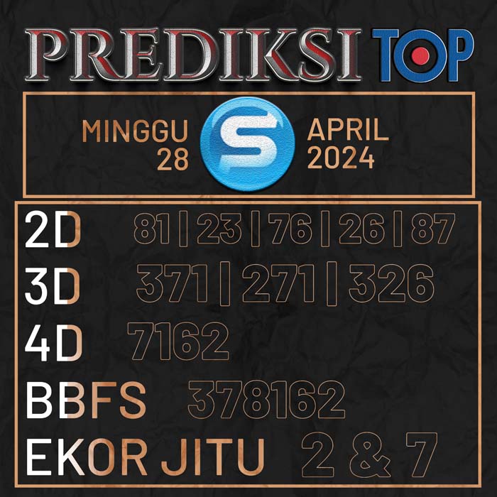 PREDIKSI TOP TOGEL SINGAPORE