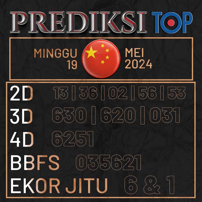 PREDIKSI TOP TOGEL CHINA