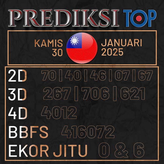 PREDIKSI TOP TOGEL TAIWAN